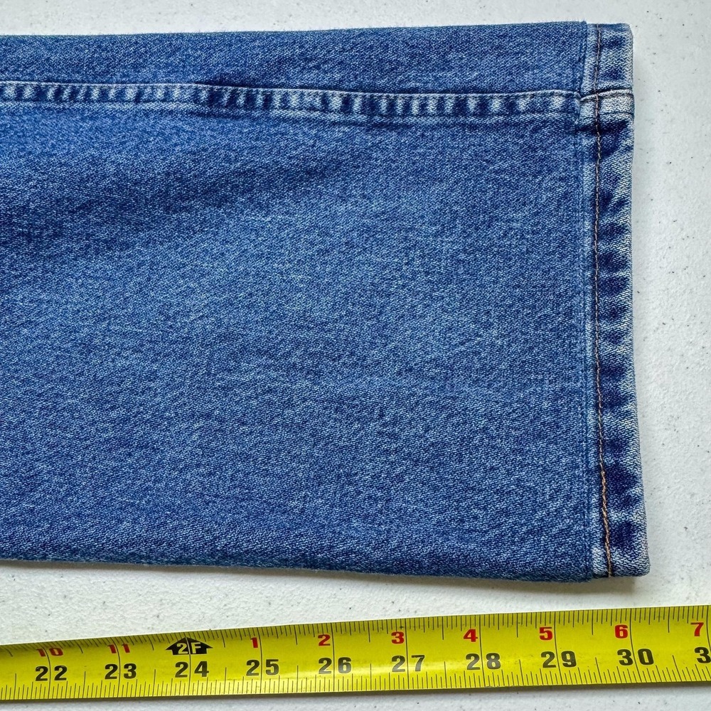 Wrangler 13MWZ Jeans Mens 40 Medium Wash Blue Cowboy Cut Straight Regular 40x30‎ - Picture 11 of 13